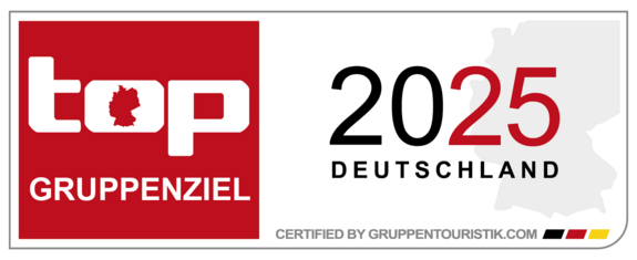 Auszeichnung "TOP Gruppenziel 2025" der Westernstadt Pullman City